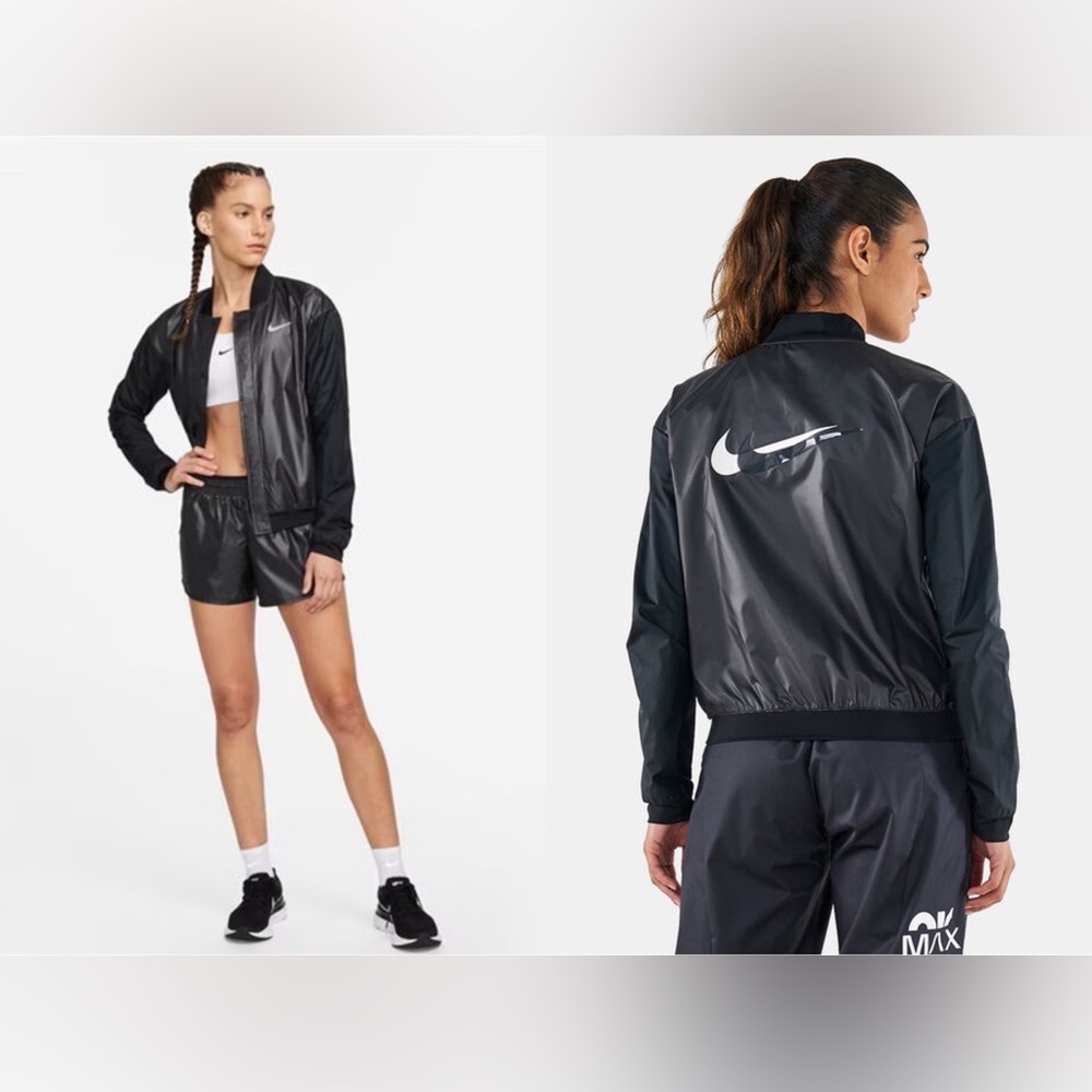 Nike Swoosh Run Ultra Lightweight, Reflective, Weather Resistant Jacket Size XL
